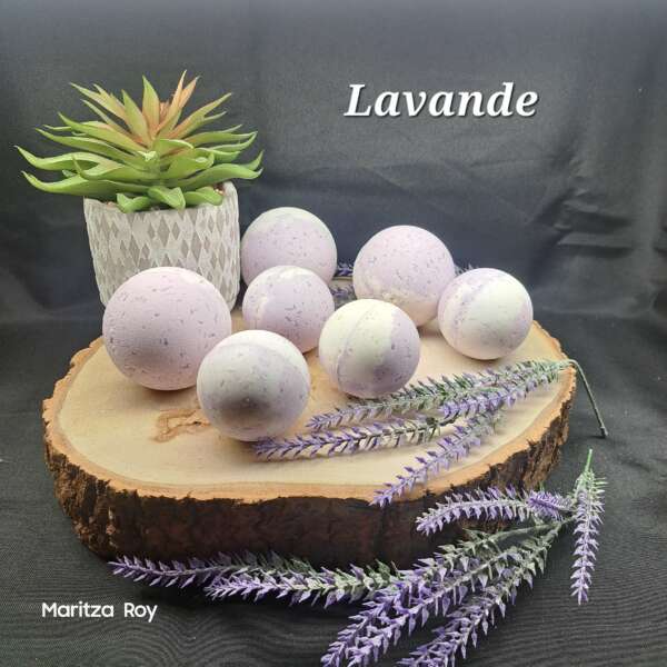 Bombe de bain effervescent Lavande